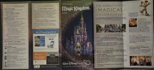 Disney World Magic Kingdom Map in Portuguese