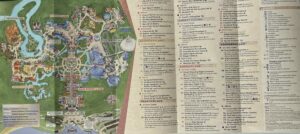 Disney World Magic Kingdom Map in French